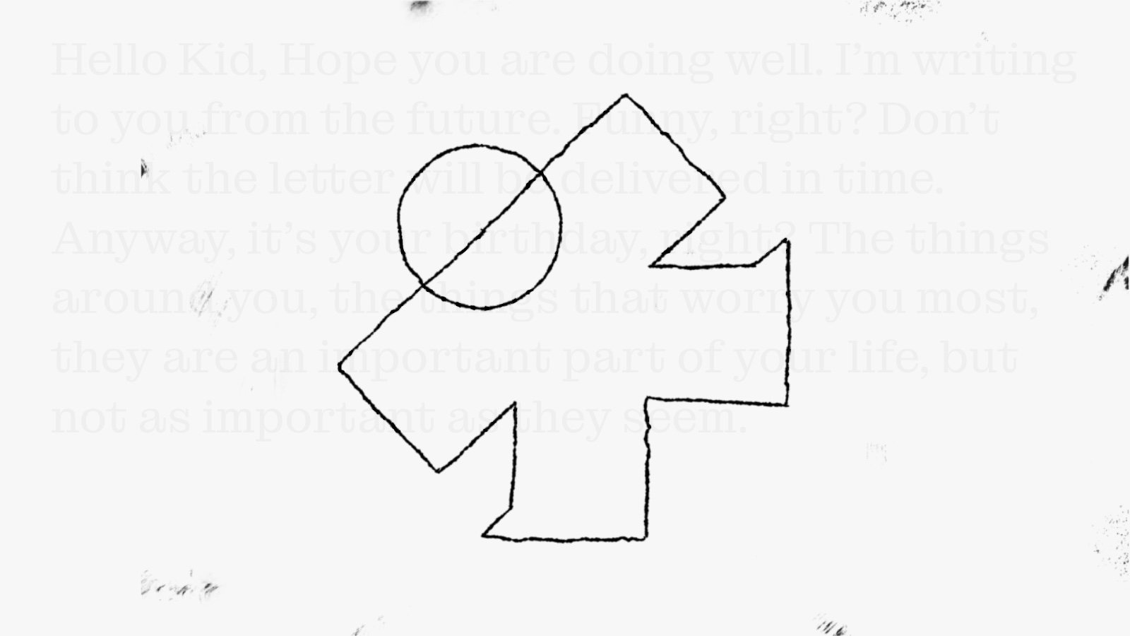 Letter to myself